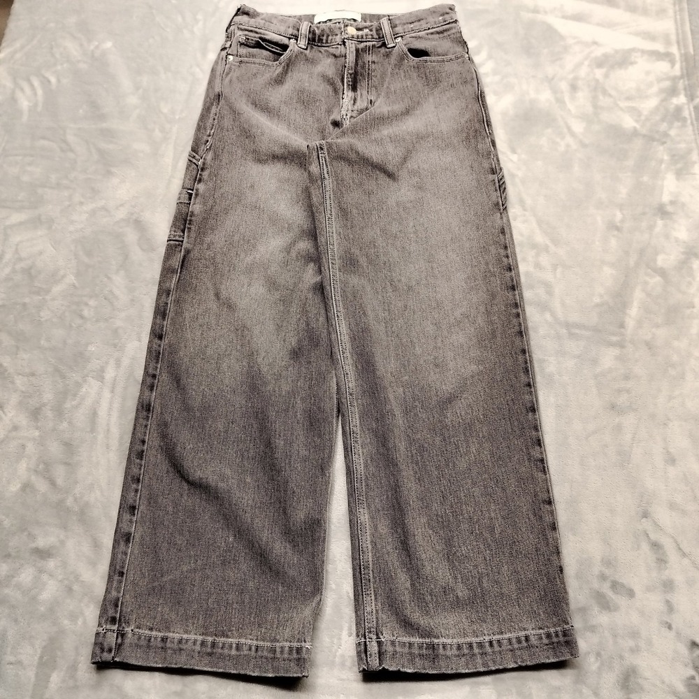 Hollister Jeans Mens 30x32 Gray Super Baggy Skate Carpenter Y2K Retro
